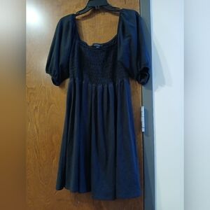 NWT/ J CREW black smocked midi dress